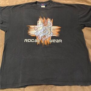 Roca Wear Black Short Sleeve Tee Shirt Men’s 3X